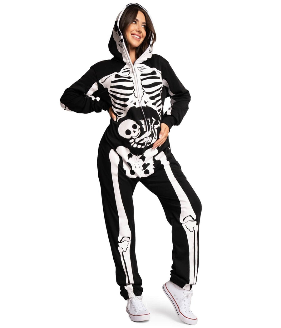Pregnant Skeleton Maternity Costume: Women's Halloween Outfits